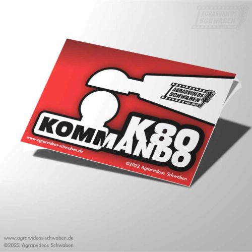 Aufkleber “K80 Kommando”