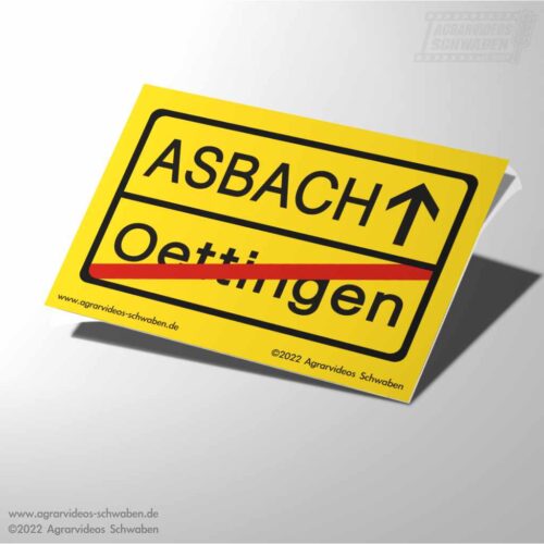 Aufkleber “Asbach”
