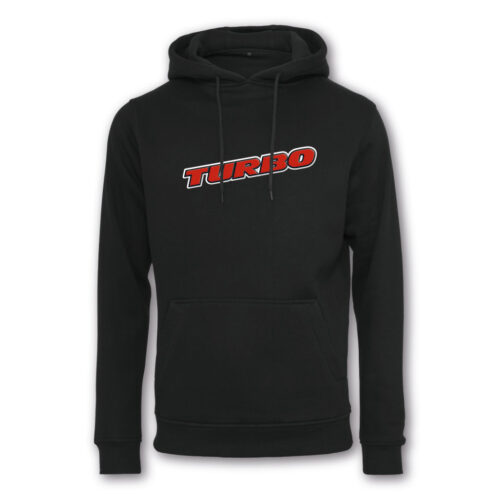 Hoodie oder Kapuzenpullover mit Aufdruck "TURBO"