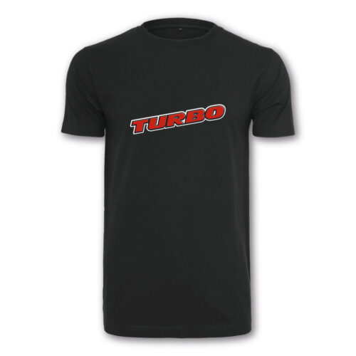 T-shirt mit Aufdruck "TURBO"