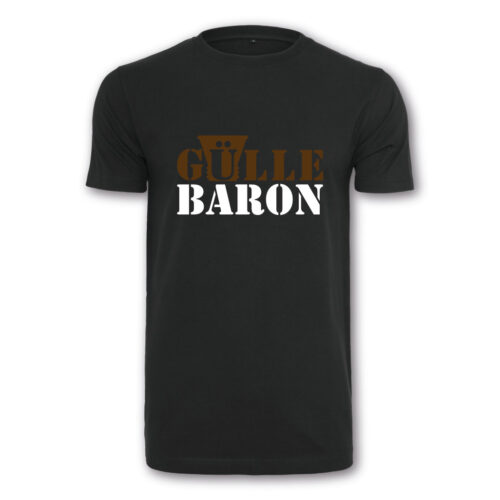 T-shirt mit Aufdruck "Gülle-Baron"