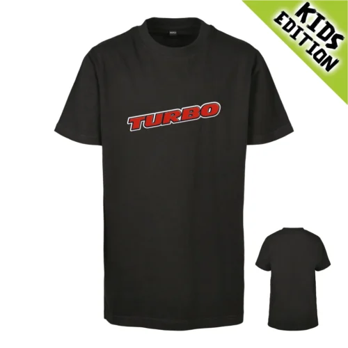 Kids T-shirt mit Aufdruck "TURBO"