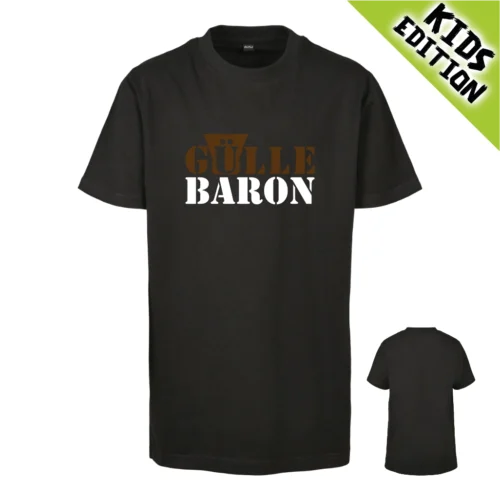 Kids T-shirt mit Aufdruck "Gülle-Baron"